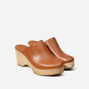 Everlane Cognac 7.5 Clogs